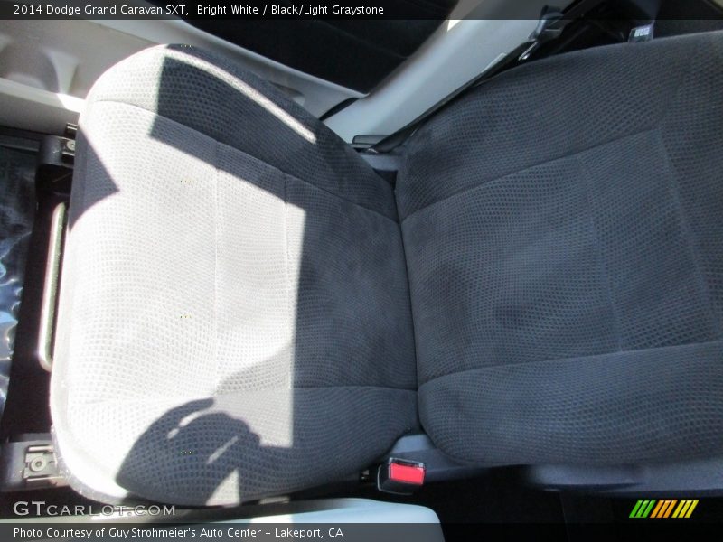 Bright White / Black/Light Graystone 2014 Dodge Grand Caravan SXT