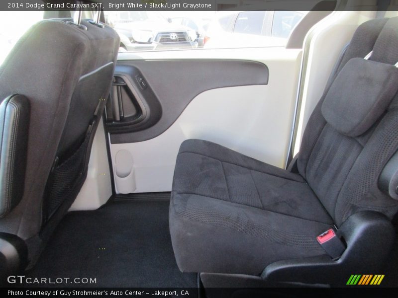 Bright White / Black/Light Graystone 2014 Dodge Grand Caravan SXT