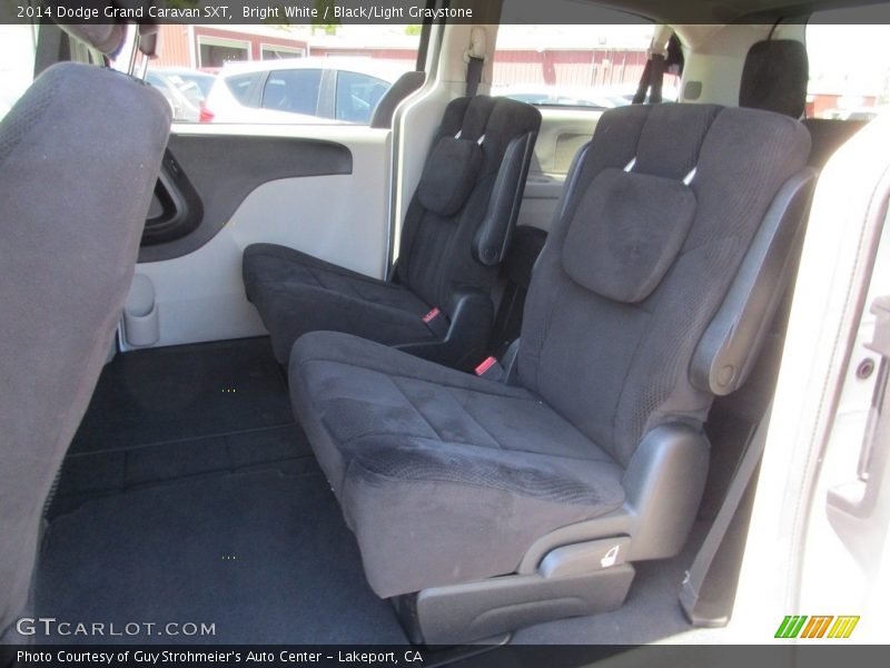 Bright White / Black/Light Graystone 2014 Dodge Grand Caravan SXT