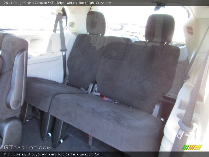 Bright White / Black/Light Graystone 2014 Dodge Grand Caravan SXT