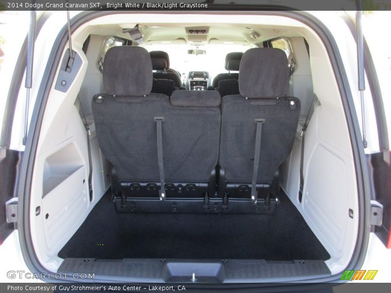 Bright White / Black/Light Graystone 2014 Dodge Grand Caravan SXT