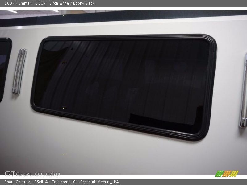 Birch White / Ebony Black 2007 Hummer H2 SUV