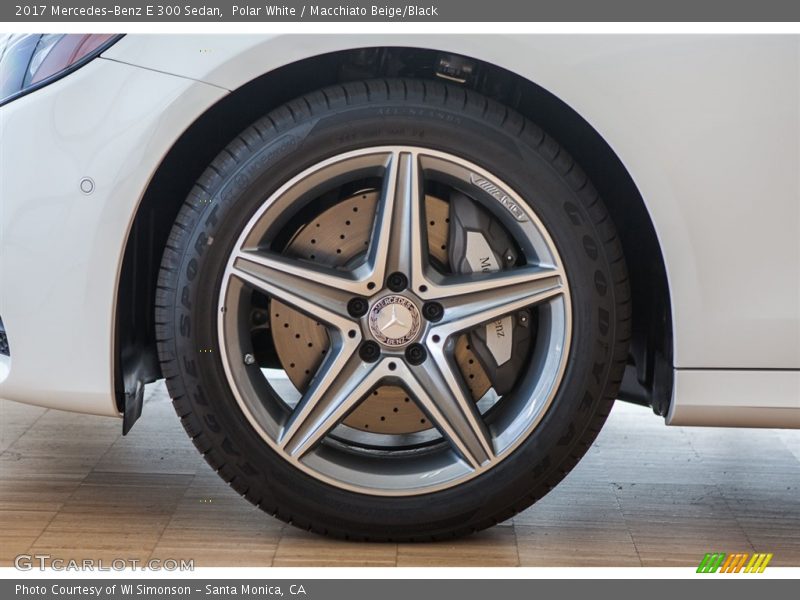 Polar White / Macchiato Beige/Black 2017 Mercedes-Benz E 300 Sedan
