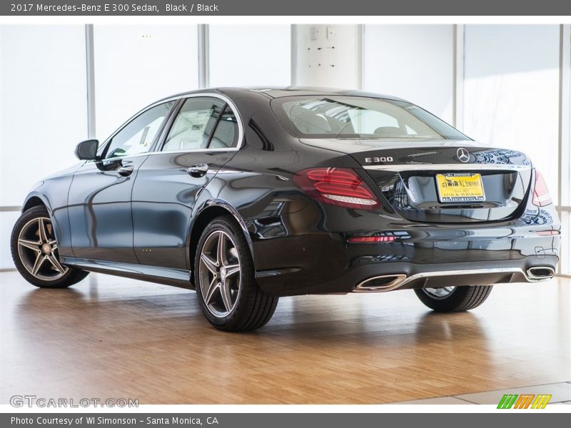 Black / Black 2017 Mercedes-Benz E 300 Sedan