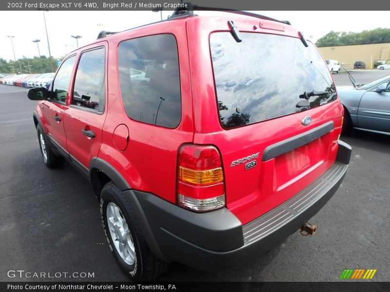 Bright Red / Medium Graphite 2002 Ford Escape XLT V6 4WD