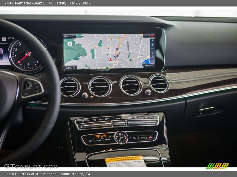 Black / Black 2017 Mercedes-Benz E 300 Sedan
