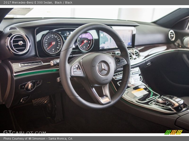 Black / Black 2017 Mercedes-Benz E 300 Sedan