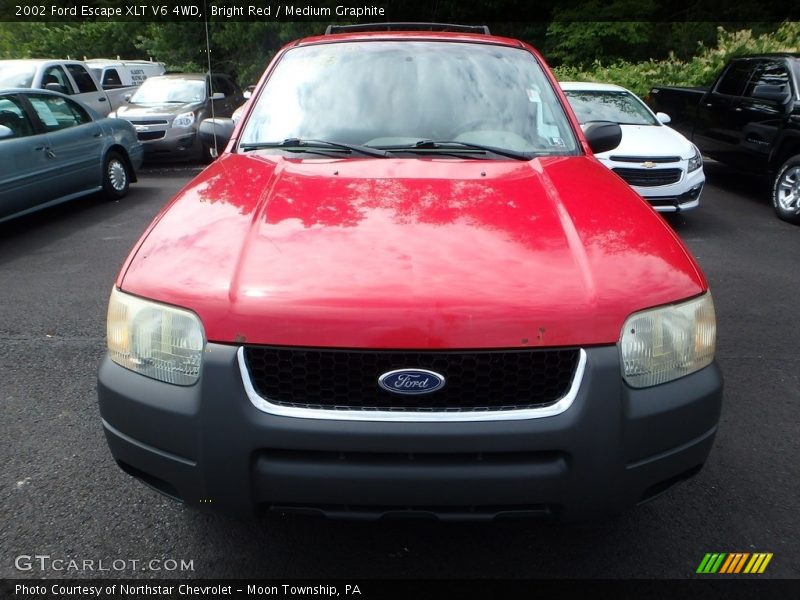 Bright Red / Medium Graphite 2002 Ford Escape XLT V6 4WD