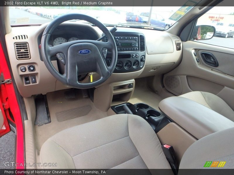 Bright Red / Medium Graphite 2002 Ford Escape XLT V6 4WD