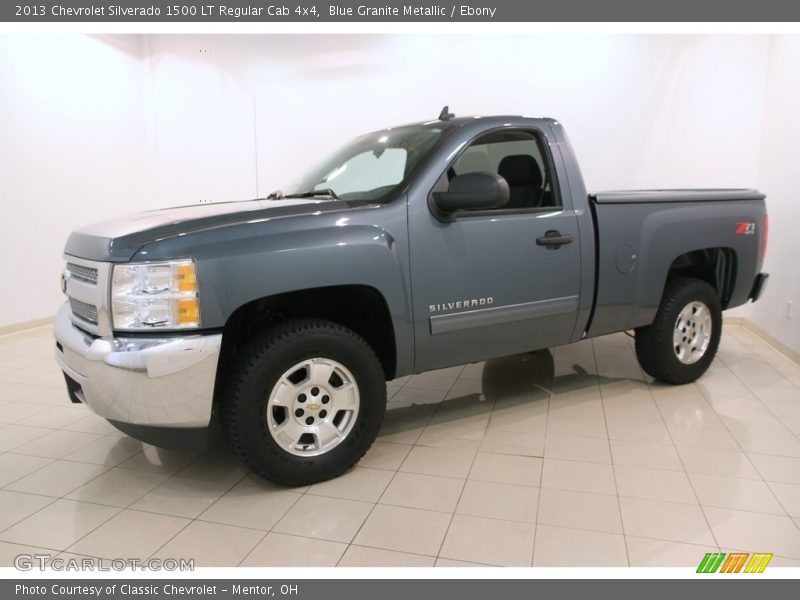 Blue Granite Metallic / Ebony 2013 Chevrolet Silverado 1500 LT Regular Cab 4x4