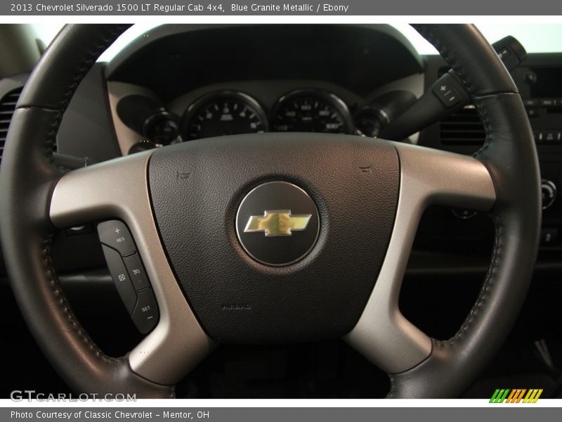 Blue Granite Metallic / Ebony 2013 Chevrolet Silverado 1500 LT Regular Cab 4x4