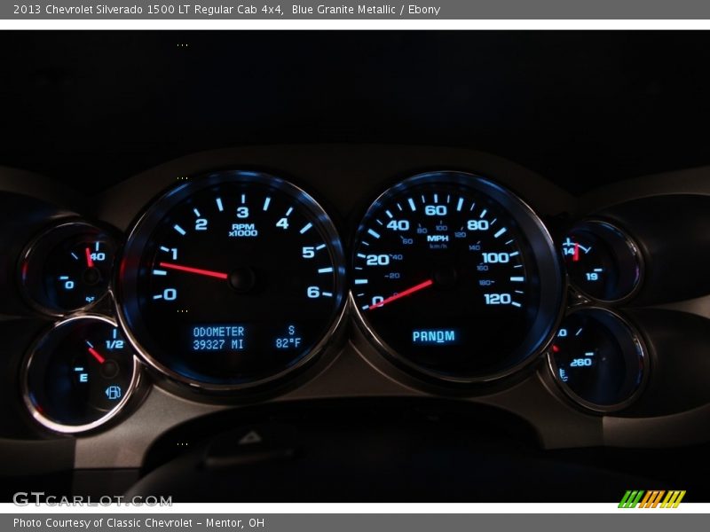 Blue Granite Metallic / Ebony 2013 Chevrolet Silverado 1500 LT Regular Cab 4x4