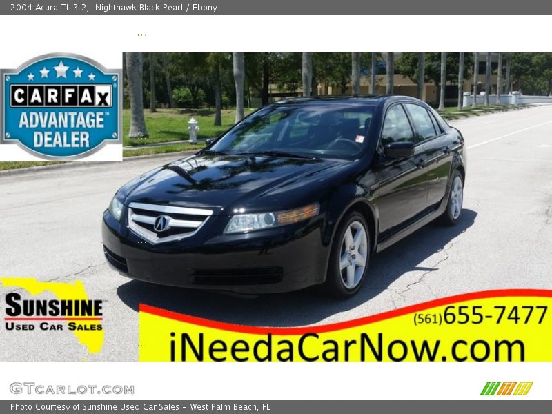 Nighthawk Black Pearl / Ebony 2004 Acura TL 3.2