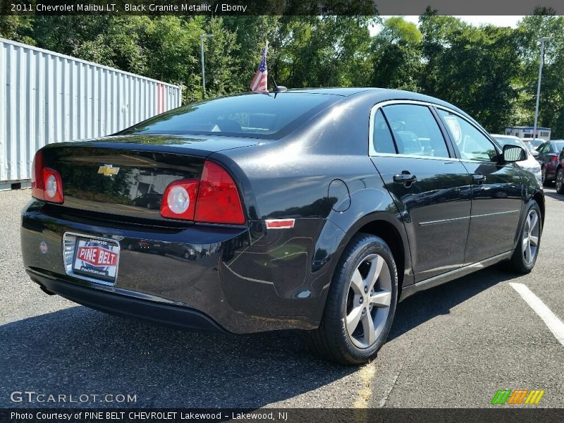 Black Granite Metallic / Ebony 2011 Chevrolet Malibu LT