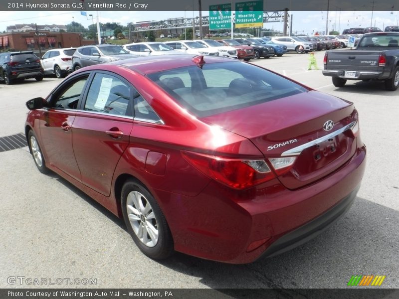 Venetian Red / Gray 2014 Hyundai Sonata GLS