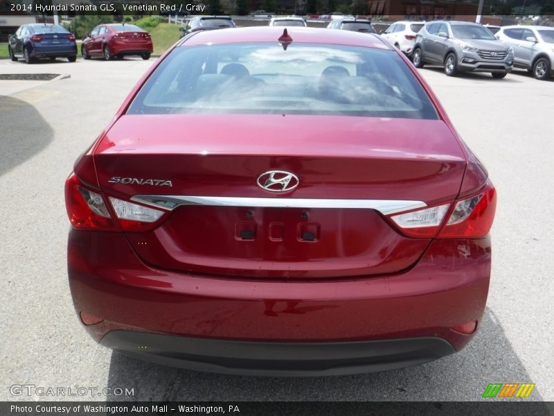 Venetian Red / Gray 2014 Hyundai Sonata GLS