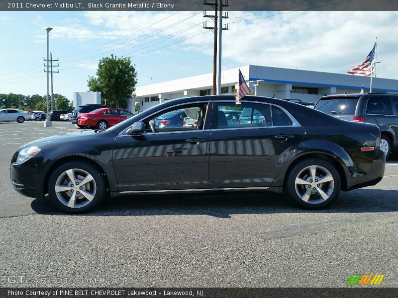 Black Granite Metallic / Ebony 2011 Chevrolet Malibu LT