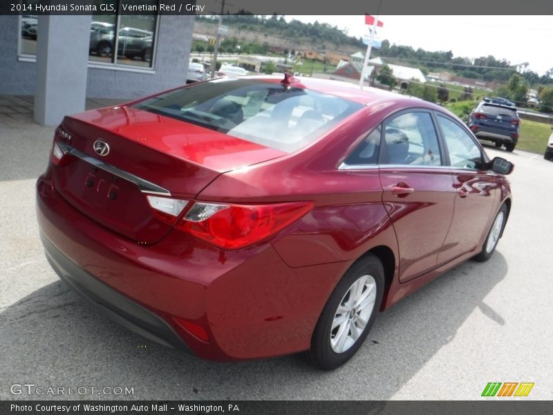 Venetian Red / Gray 2014 Hyundai Sonata GLS