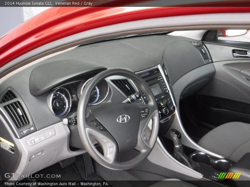 Venetian Red / Gray 2014 Hyundai Sonata GLS