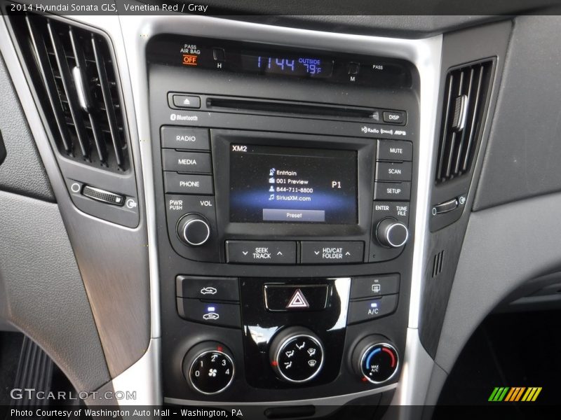 Venetian Red / Gray 2014 Hyundai Sonata GLS