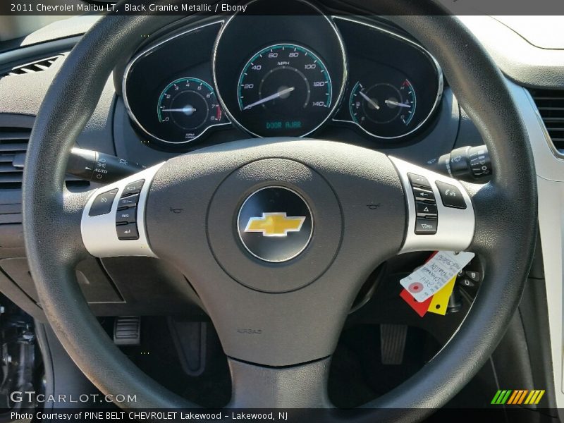 Black Granite Metallic / Ebony 2011 Chevrolet Malibu LT