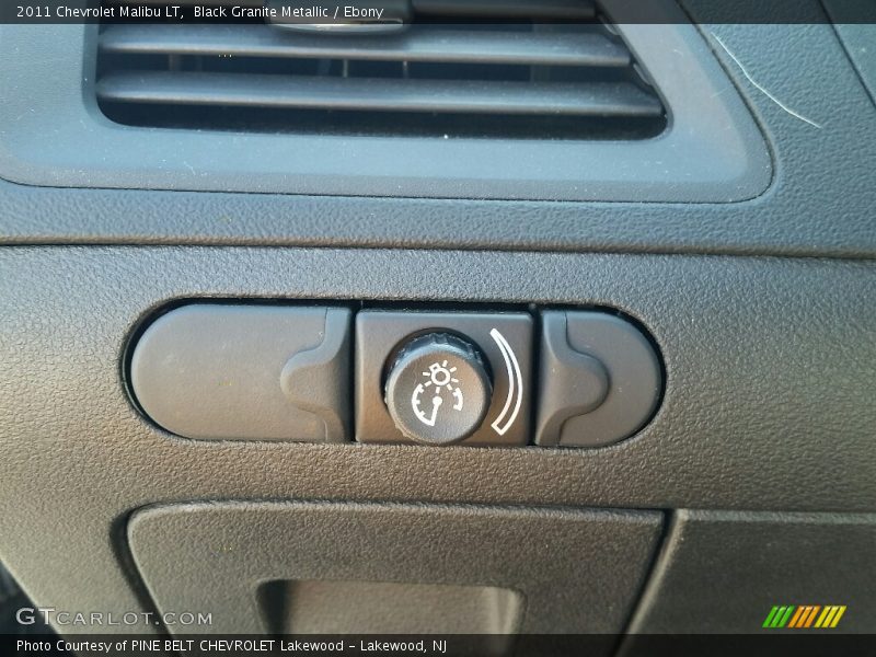 Black Granite Metallic / Ebony 2011 Chevrolet Malibu LT