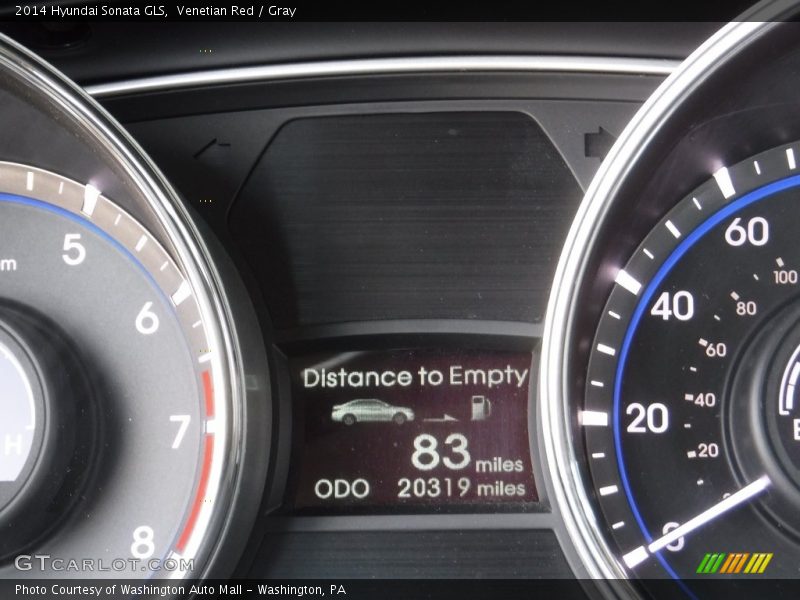 Venetian Red / Gray 2014 Hyundai Sonata GLS