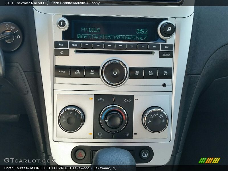 Black Granite Metallic / Ebony 2011 Chevrolet Malibu LT