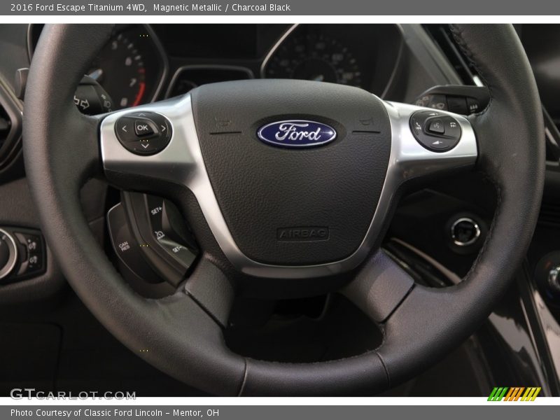Magnetic Metallic / Charcoal Black 2016 Ford Escape Titanium 4WD