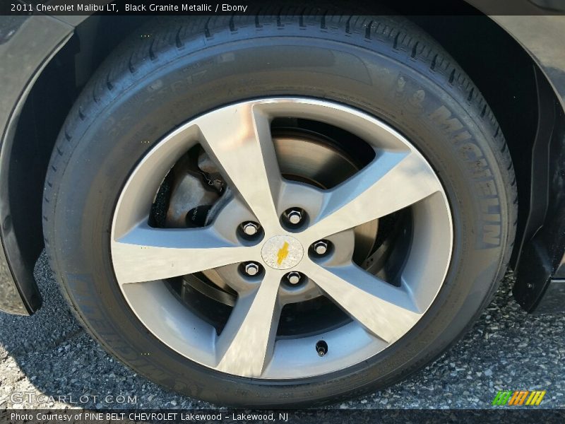 Black Granite Metallic / Ebony 2011 Chevrolet Malibu LT
