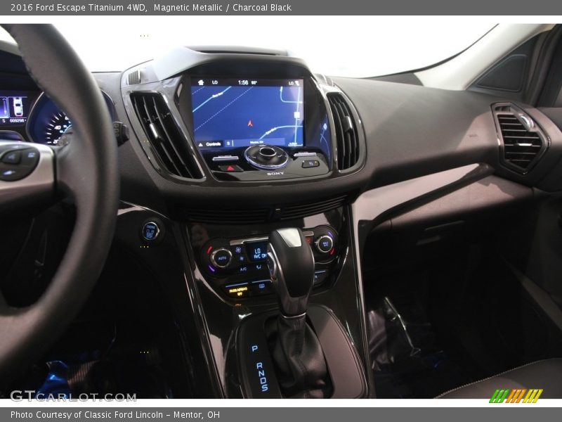 Magnetic Metallic / Charcoal Black 2016 Ford Escape Titanium 4WD
