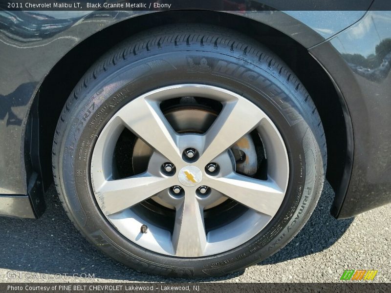 Black Granite Metallic / Ebony 2011 Chevrolet Malibu LT