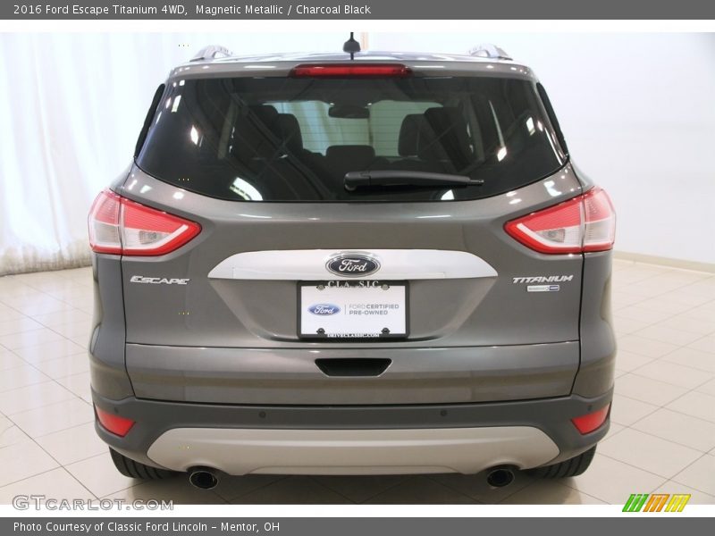 Magnetic Metallic / Charcoal Black 2016 Ford Escape Titanium 4WD