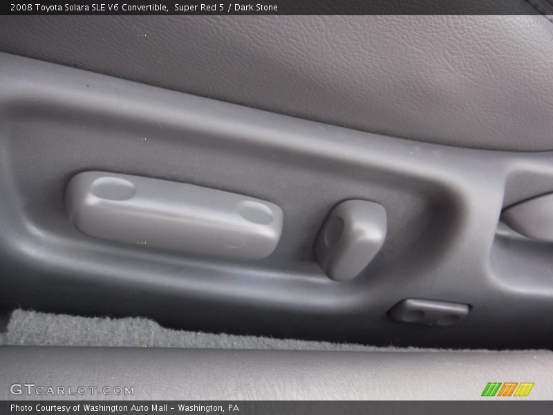 Super Red 5 / Dark Stone 2008 Toyota Solara SLE V6 Convertible