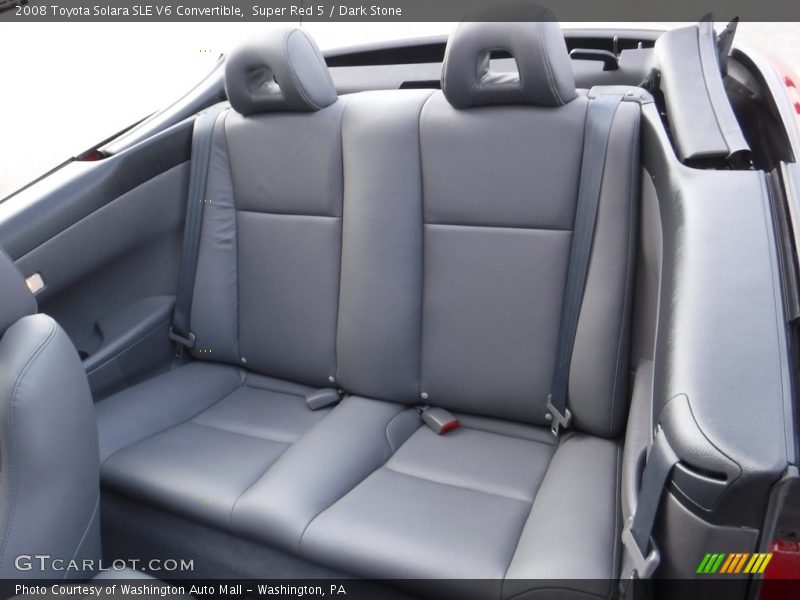 Super Red 5 / Dark Stone 2008 Toyota Solara SLE V6 Convertible