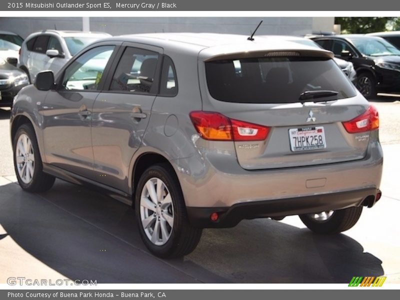 Mercury Gray / Black 2015 Mitsubishi Outlander Sport ES