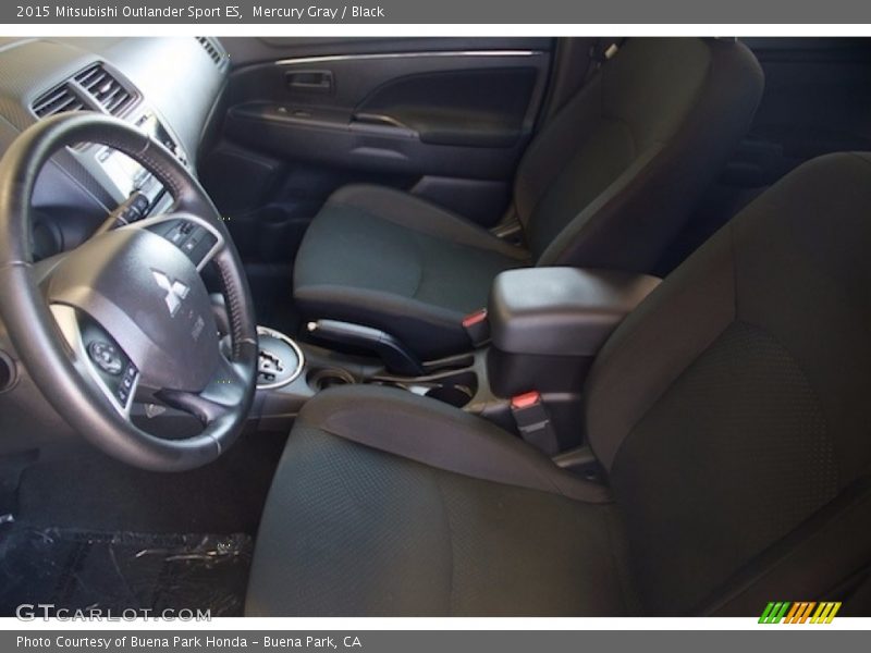 Mercury Gray / Black 2015 Mitsubishi Outlander Sport ES