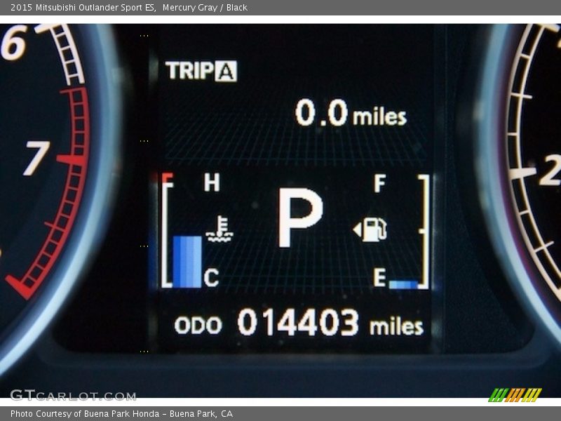 Mercury Gray / Black 2015 Mitsubishi Outlander Sport ES