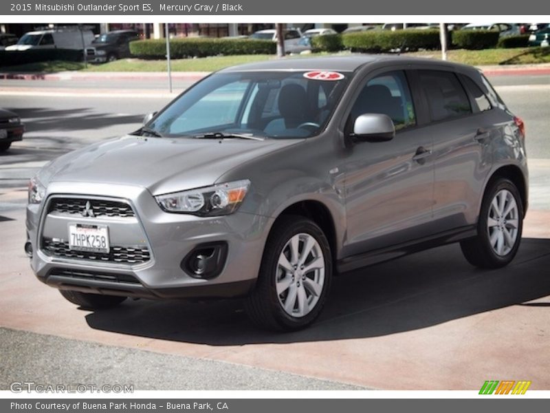 Mercury Gray / Black 2015 Mitsubishi Outlander Sport ES