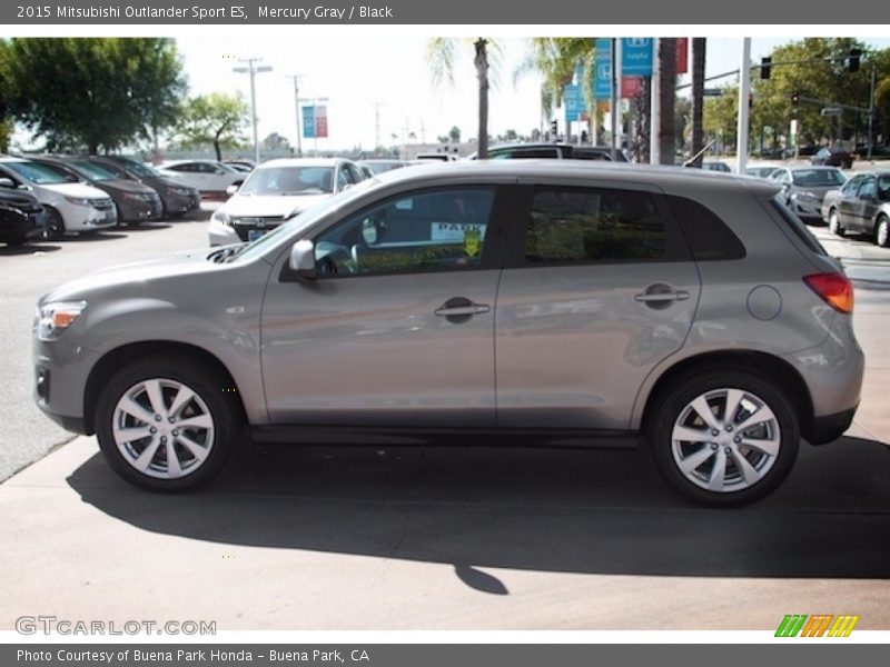 Mercury Gray / Black 2015 Mitsubishi Outlander Sport ES