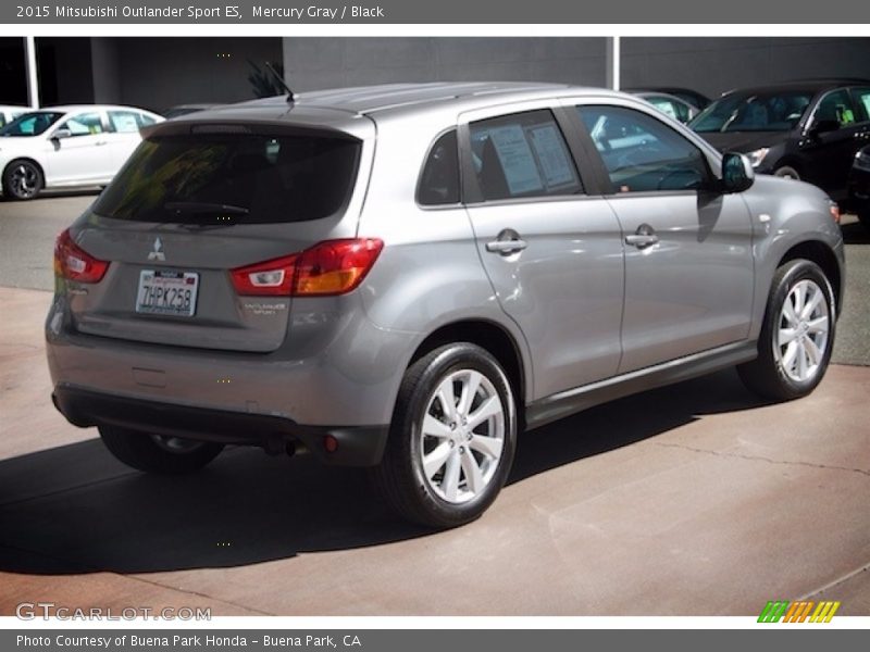 Mercury Gray / Black 2015 Mitsubishi Outlander Sport ES