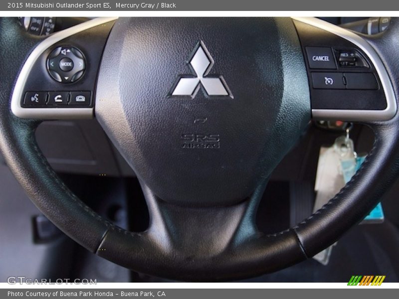 Mercury Gray / Black 2015 Mitsubishi Outlander Sport ES