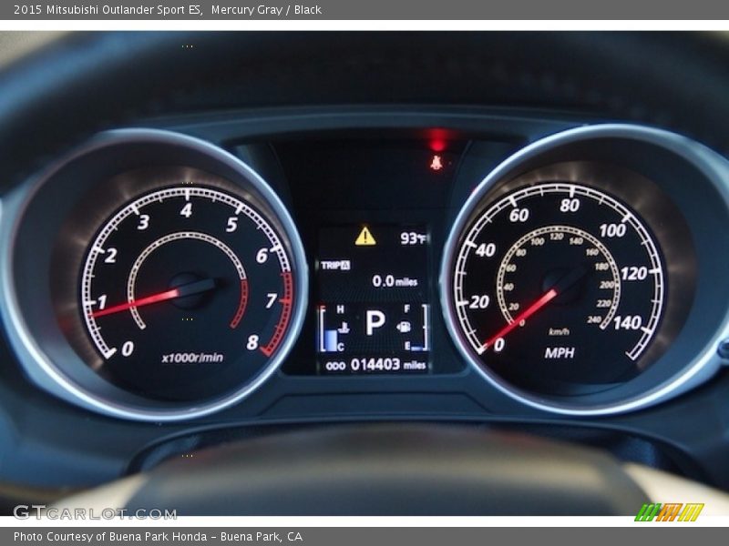 Mercury Gray / Black 2015 Mitsubishi Outlander Sport ES