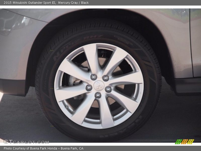 Mercury Gray / Black 2015 Mitsubishi Outlander Sport ES