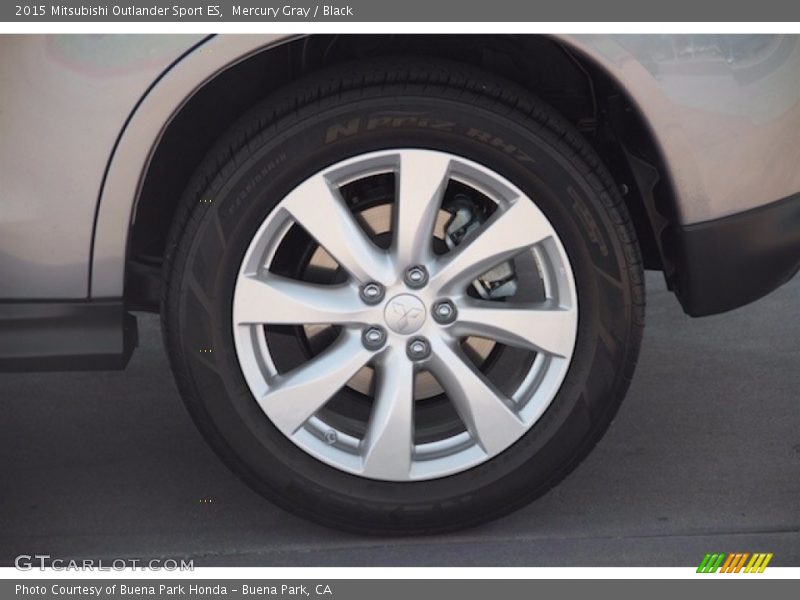 Mercury Gray / Black 2015 Mitsubishi Outlander Sport ES
