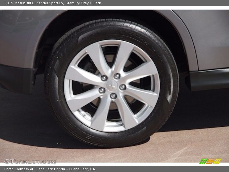 Mercury Gray / Black 2015 Mitsubishi Outlander Sport ES