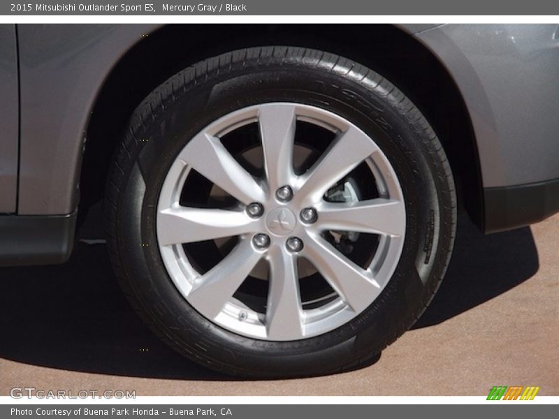 Mercury Gray / Black 2015 Mitsubishi Outlander Sport ES
