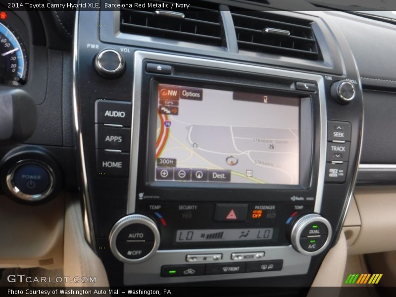 Barcelona Red Metallic / Ivory 2014 Toyota Camry Hybrid XLE