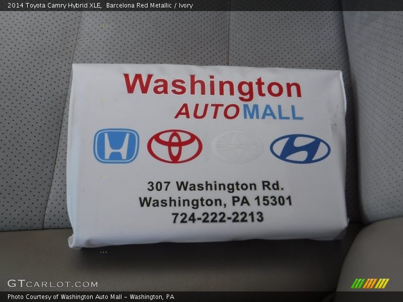 Barcelona Red Metallic / Ivory 2014 Toyota Camry Hybrid XLE