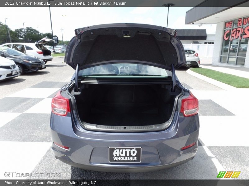 Blue Topaz Metallic / Jet Black/Titanium 2013 Chevrolet Malibu LS